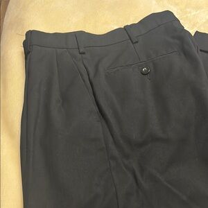 Classic Black Pleated Trousers men’s pants 30 by 30